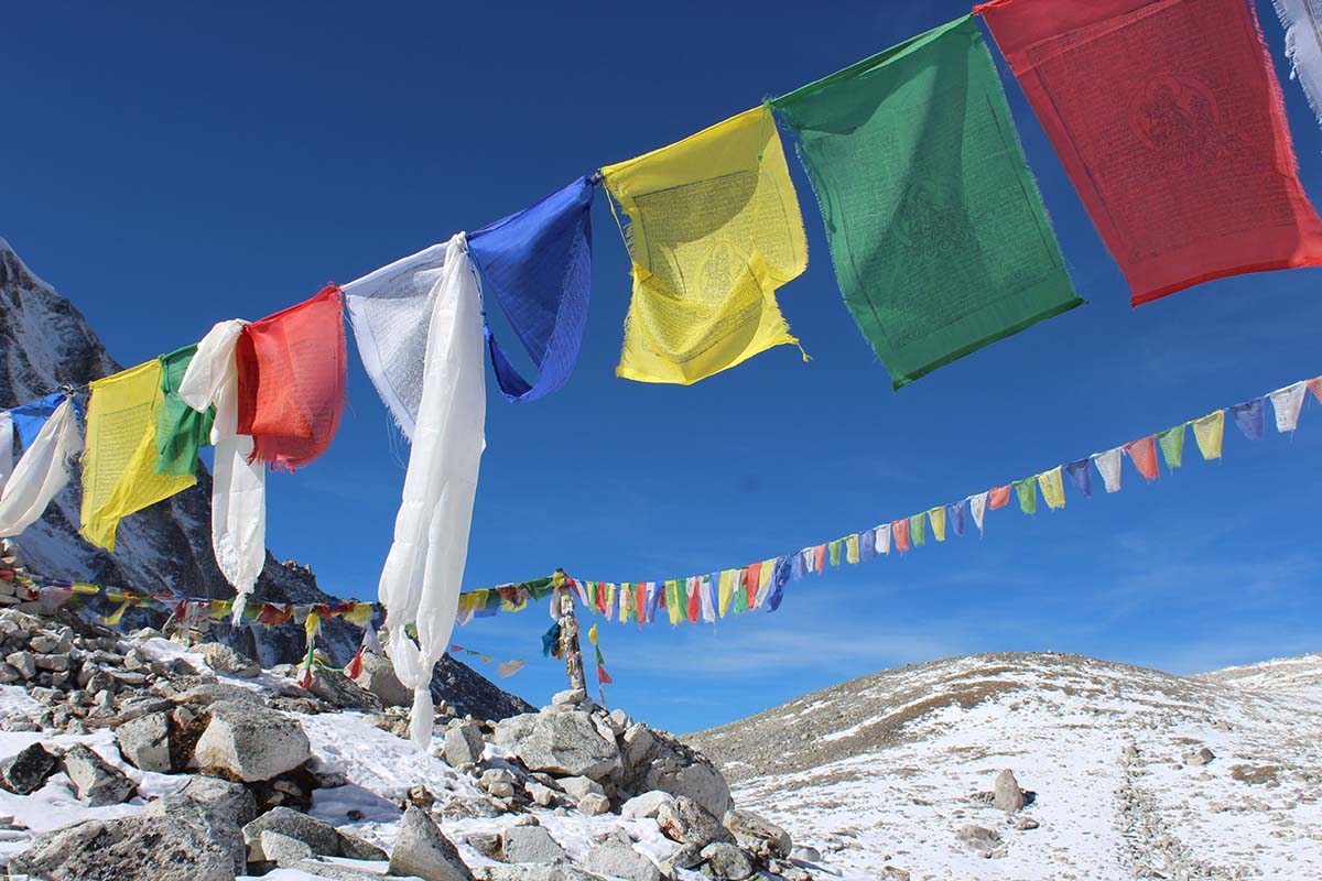 Tibetan prayer flags