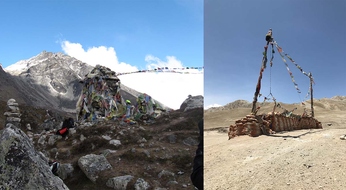 Tibetan prayer flags